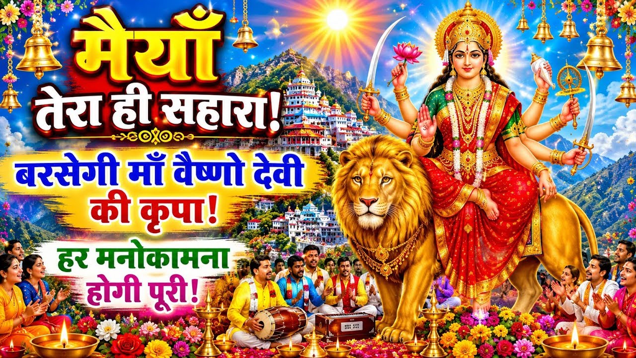 मैयाँ तेरे भक्तों को तेरा ही सहारा | सुबह-शाम सुनें, दूर हो जाते हैं सभी संकट | वैष्णो देवी भजन 2026