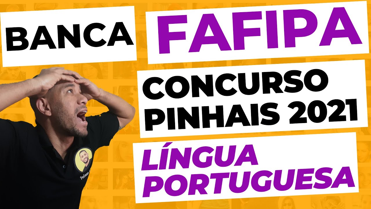 [FAFIPA] RESOLUÇÃO LÍNGUA PORTUGUESA | EDUCADOR INFANTIL - PINHAIS/PR 2021