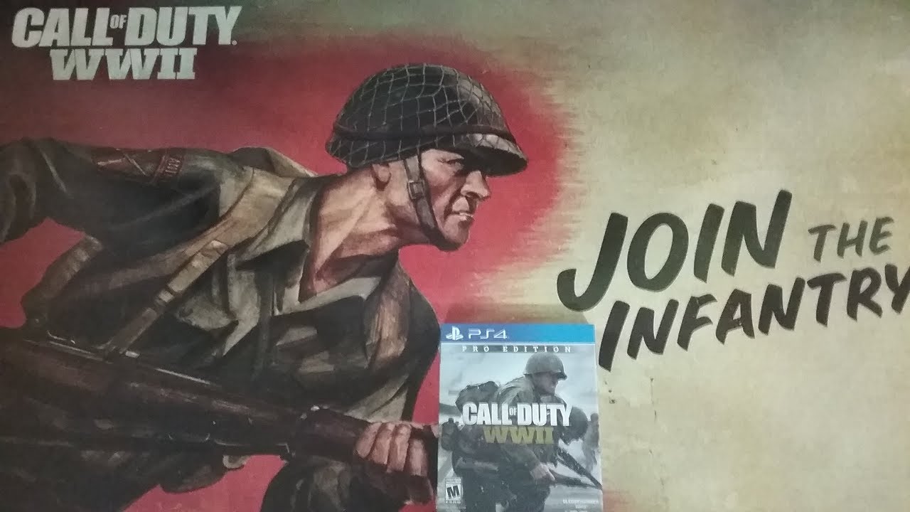 Call of Duty: WWII-PS4 Pro Edition-Unboxing