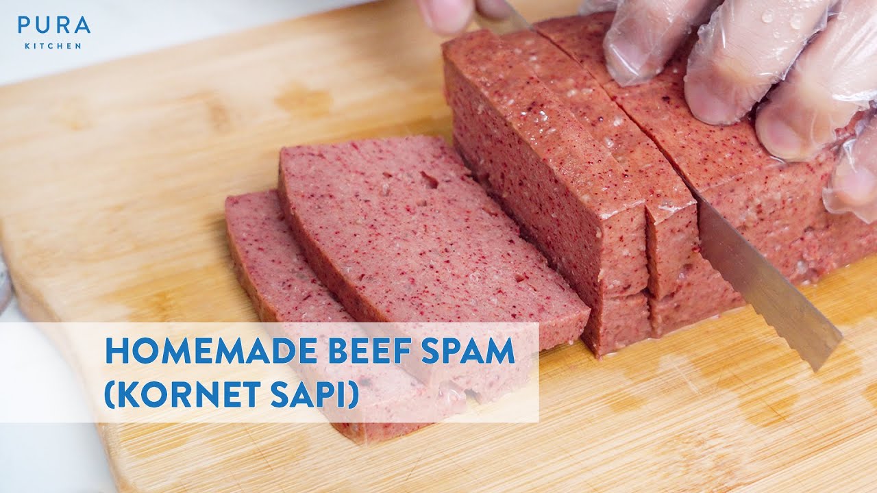 Cara Membuat Homemade Beef Spam | Mudah dan cocok masakan sehari hari || Easy Beef Luncheon Recipe