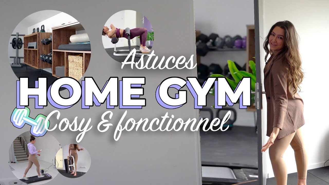 HOME GYM TOUR & ASTUCES  : Avis BOOTYSPROUT, Tapis Workspace...