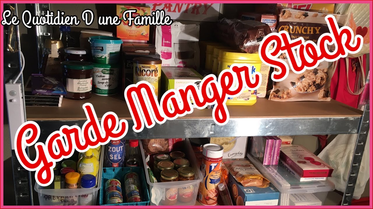 ✨Pantry✨Garde Manger Stock Et Explications✨