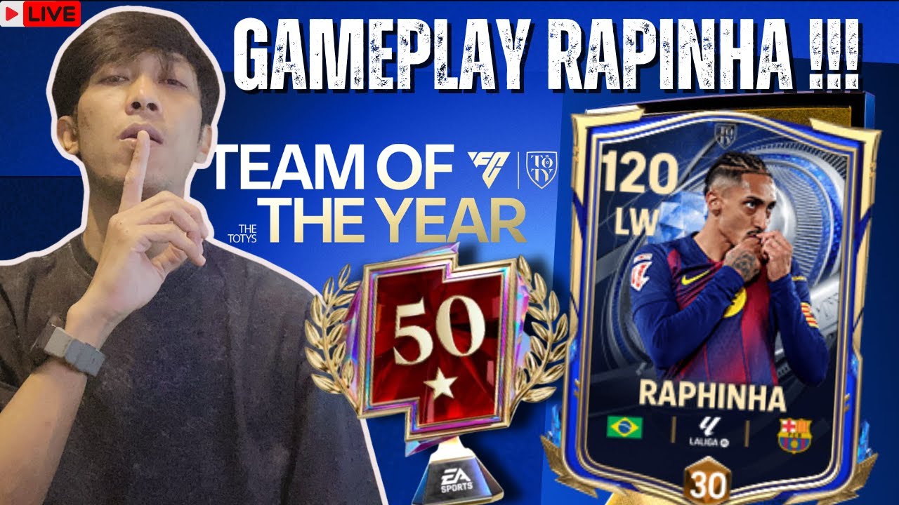 DUO PELARI RAPHINHA X VINI !! TOTY26 EASPORTS FC MOBILE
