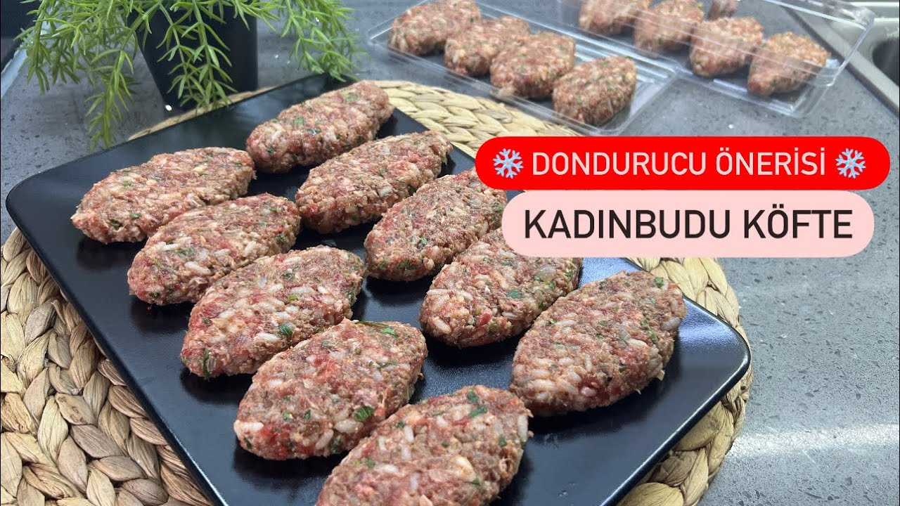 RAMAZAN ÖZEL🔺 DONDURUCUYA YAPTIM BÜYÜK KOLAYLIK OLDU✅ KADINBUDU KÖFTE #köfte #ramazan #iftar