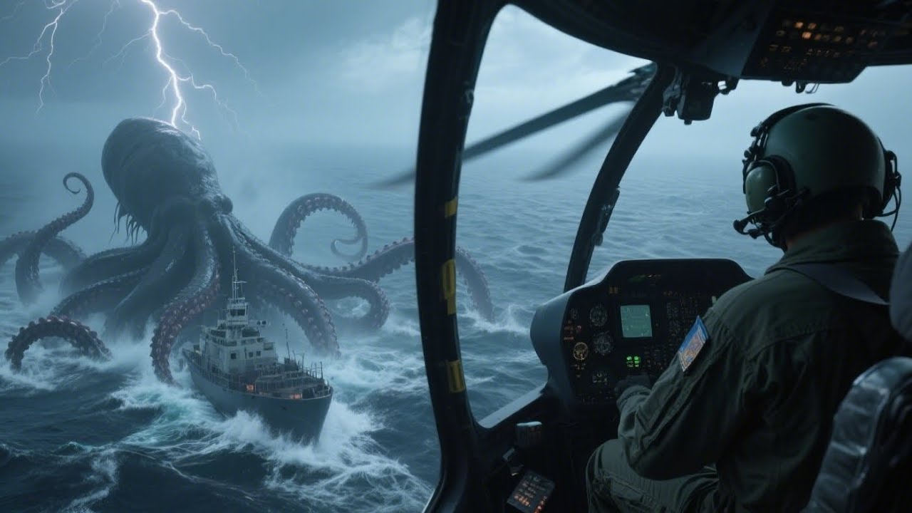 Real Footage: Sea Monster Attack from the Sky