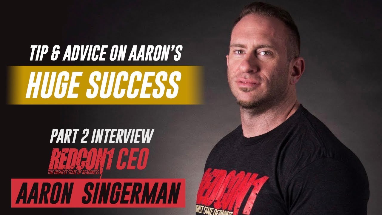 How to become hugely Successful - Aaron Singerman Redcon1 CEO interview (Part 2)