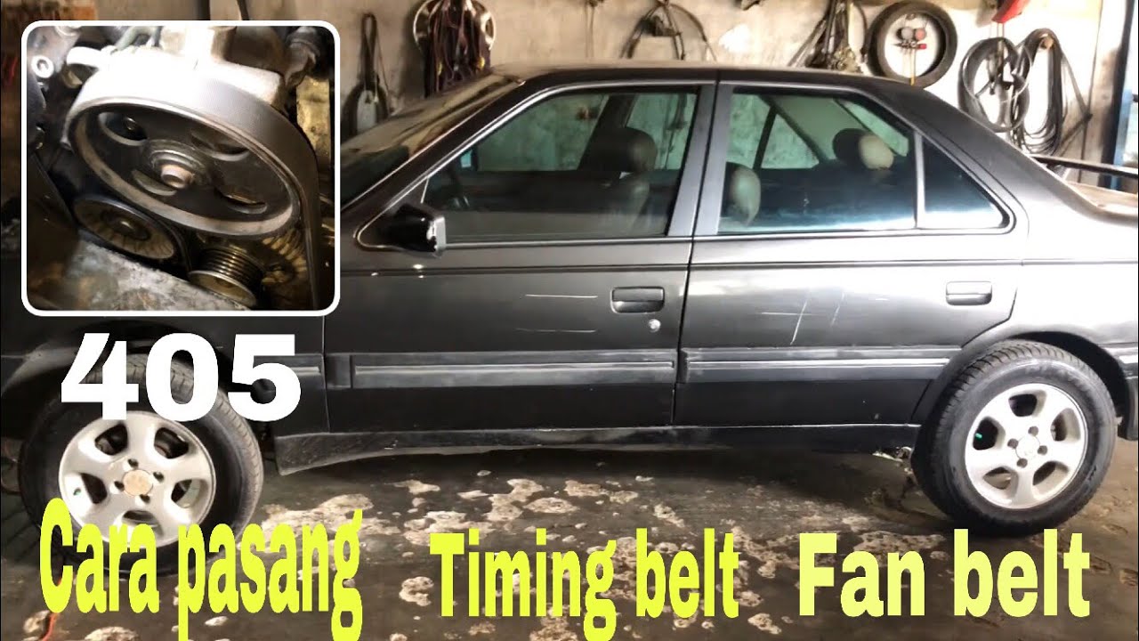 Tanda Pemasangan Timing Belt - cara pasang v belt PEUGEOT 405