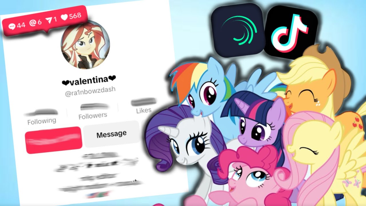 Going UNDERCOVER as a MY LITTLE PONY editing account for 1 WEEK!