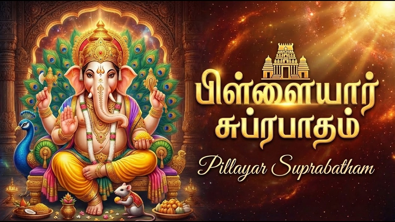 பிள்ளையார் சுப்ரபாதம் 🙏 | Pillaiyaar Suprabhatham in Tamil | Vinayagar Special Bhakti Song