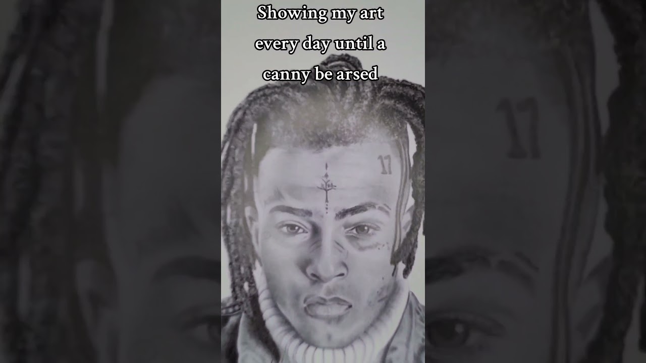 Another day, another drawing. 🏴󠁧󠁢󠁳󠁣󠁴󠁿💜 #art #xxxtentacion #artreveal #rapart #hiphopart #fanart
