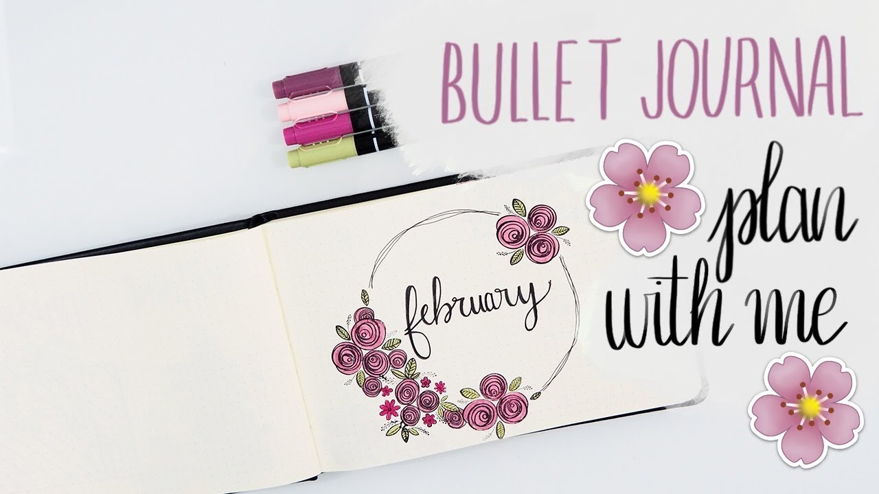 BULLET JOURNAL - Plan with me FEVRIER