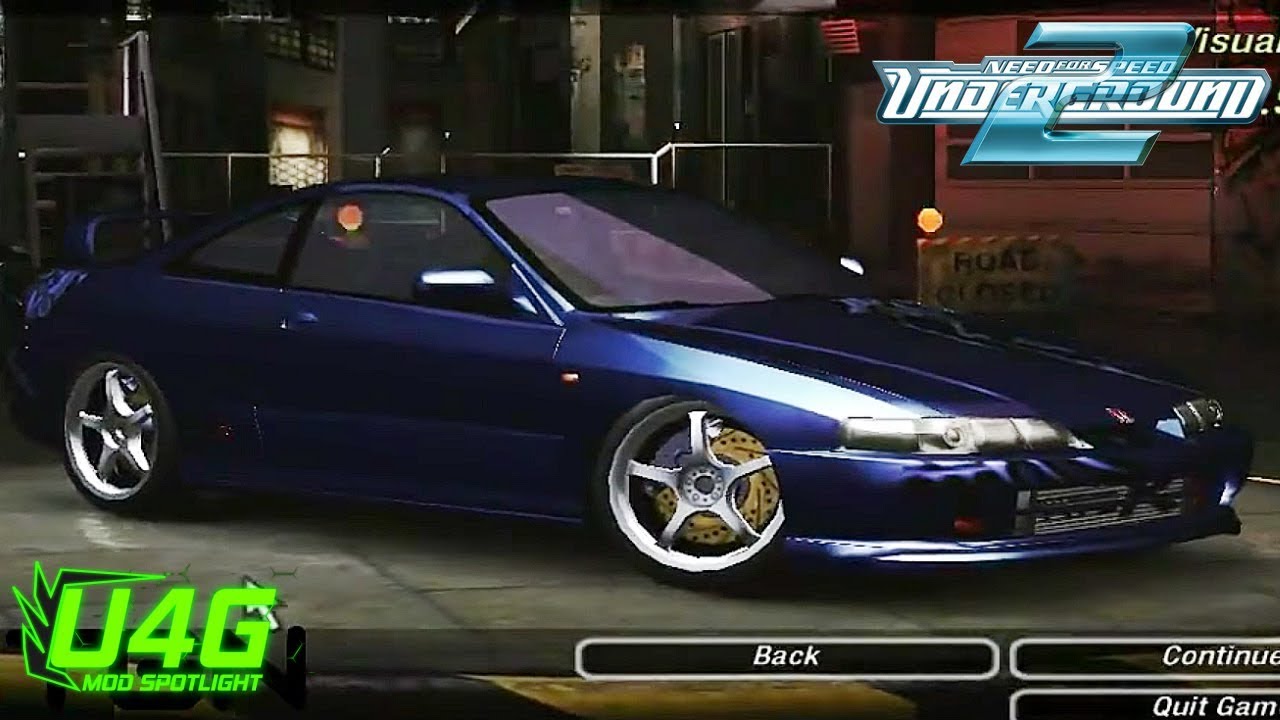 Need For Speed Underground 2 Honda INTEGRA TYPE R 2000 Mod Spotlight