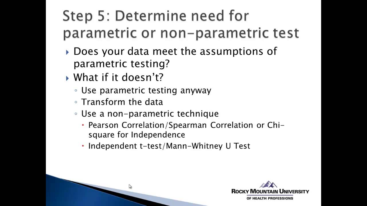How to Use SPSS: Choosing the Appropriate Statistical Test