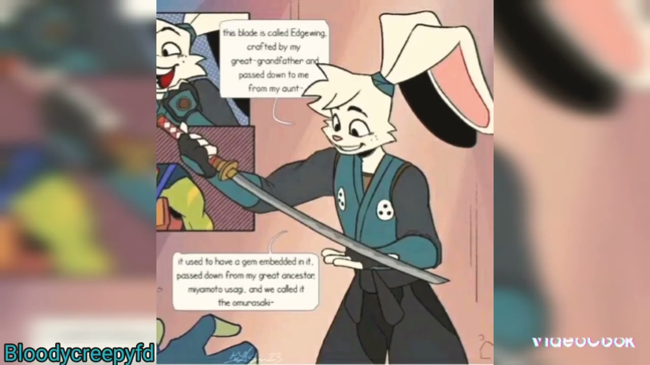 💙🐢🐰{Si Yuichi Usagi Apareciera En Rottmnt Fandub Doblaje MiniComic Minidub}🐰🐢💙