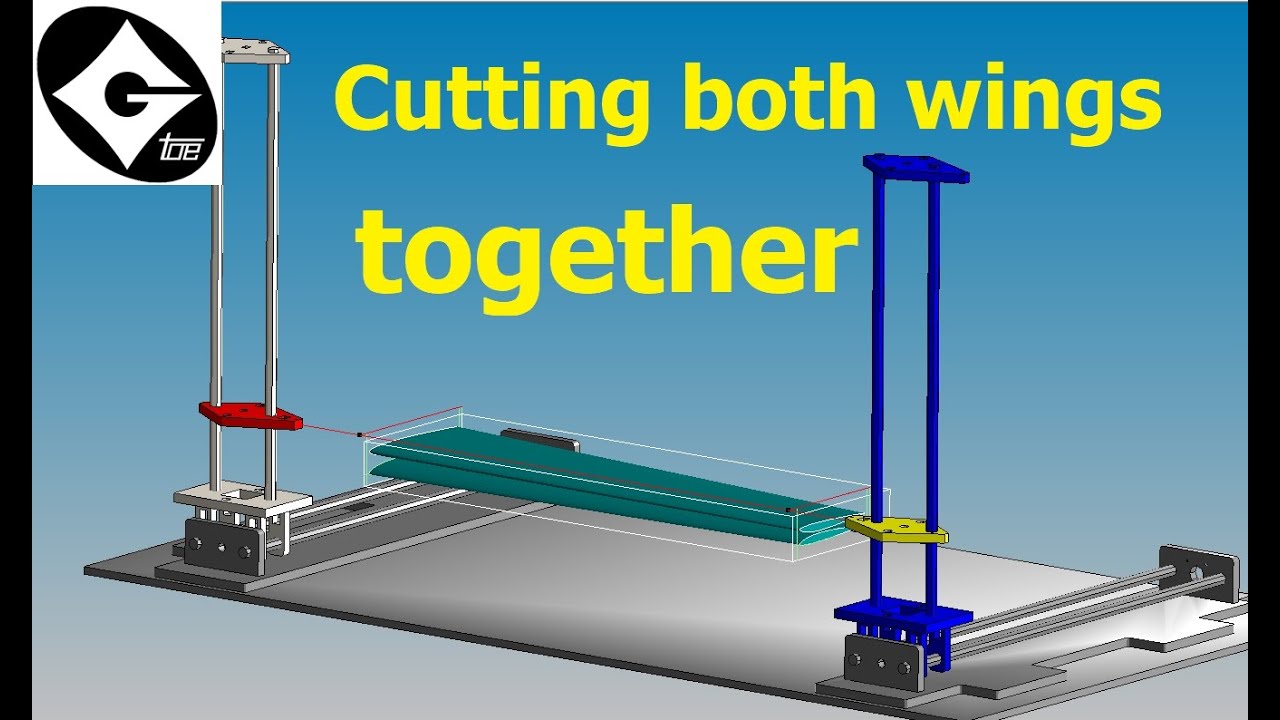 FoamCutter:   Cut both wings from a single block