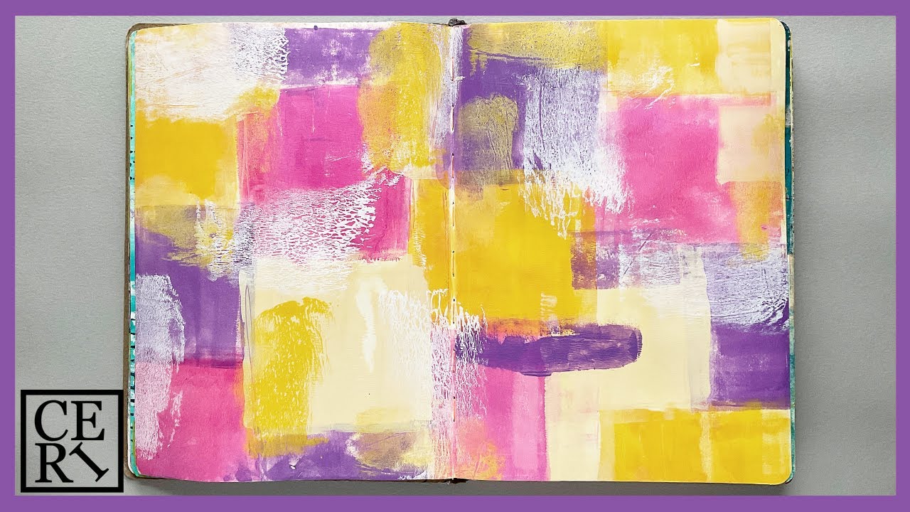 Quick Foundation Background in my Art Journal