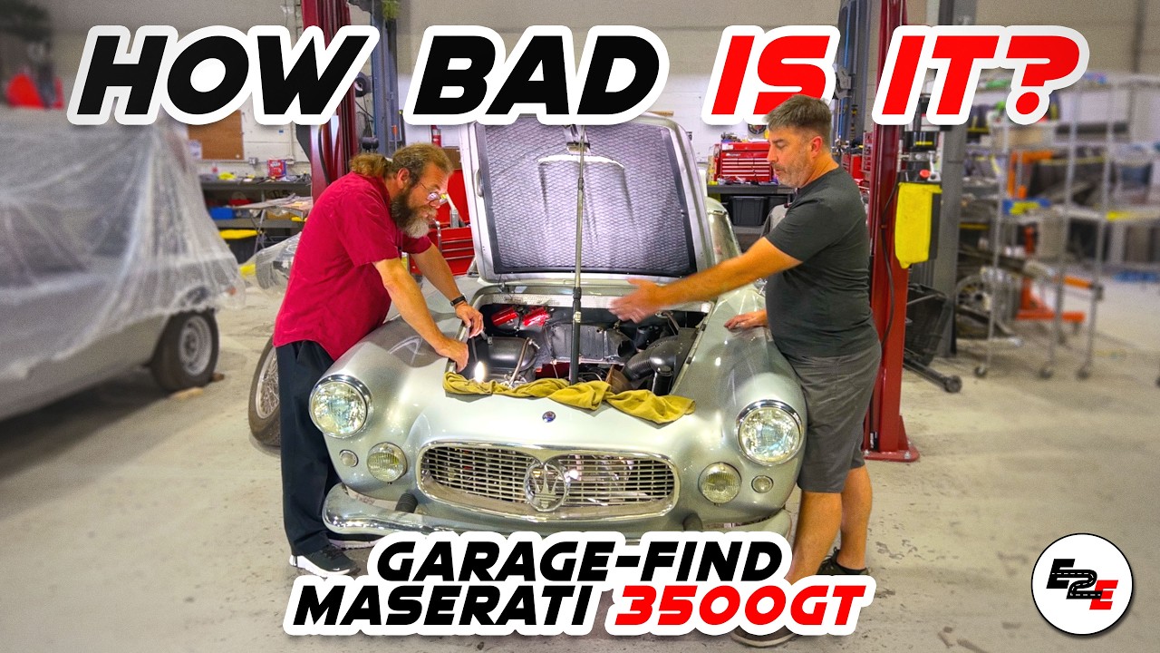 Мы подняли наш найденный в гараже Maserati на подъёмник &mdash; и он ужасен!