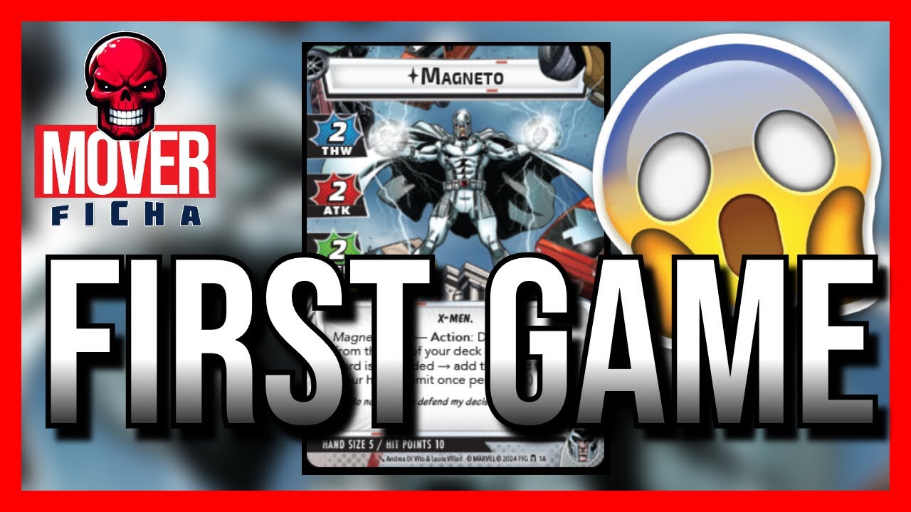 🧲⚡PRIMERA PARTIDA con MAGNETO⚡🧲 - MUTANTE nivel OMEGA?? - Marvel Champions