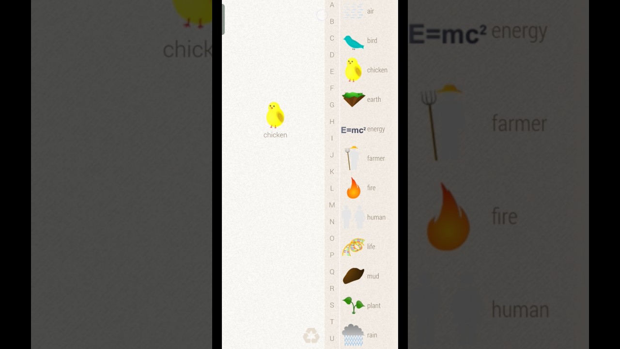 How to make Chicken in Little Alchemy? #littlealchemy #gamingshorts #gameplay #littlealchemycheats