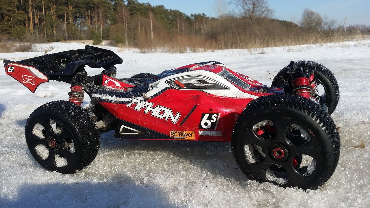 Максимальная скорость радиоуправляемой машины ARRMA TYPHON (4S и 6S)  (4K)