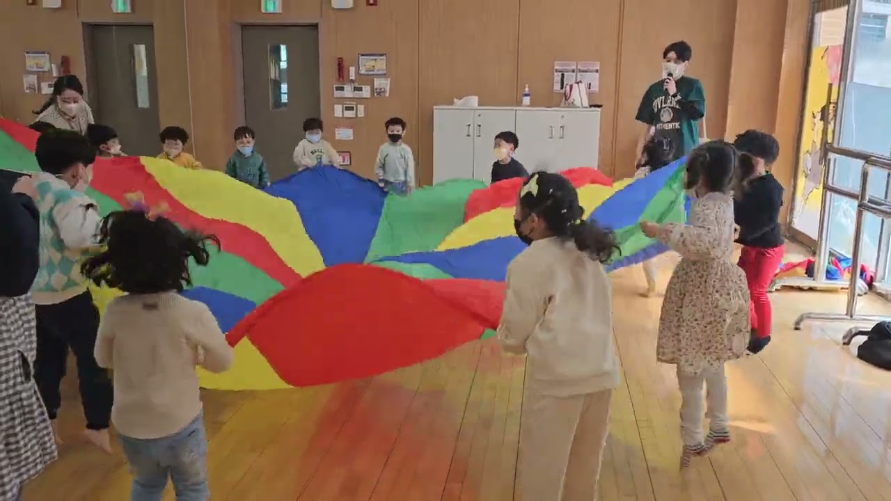 유아체육 파라슈트수업