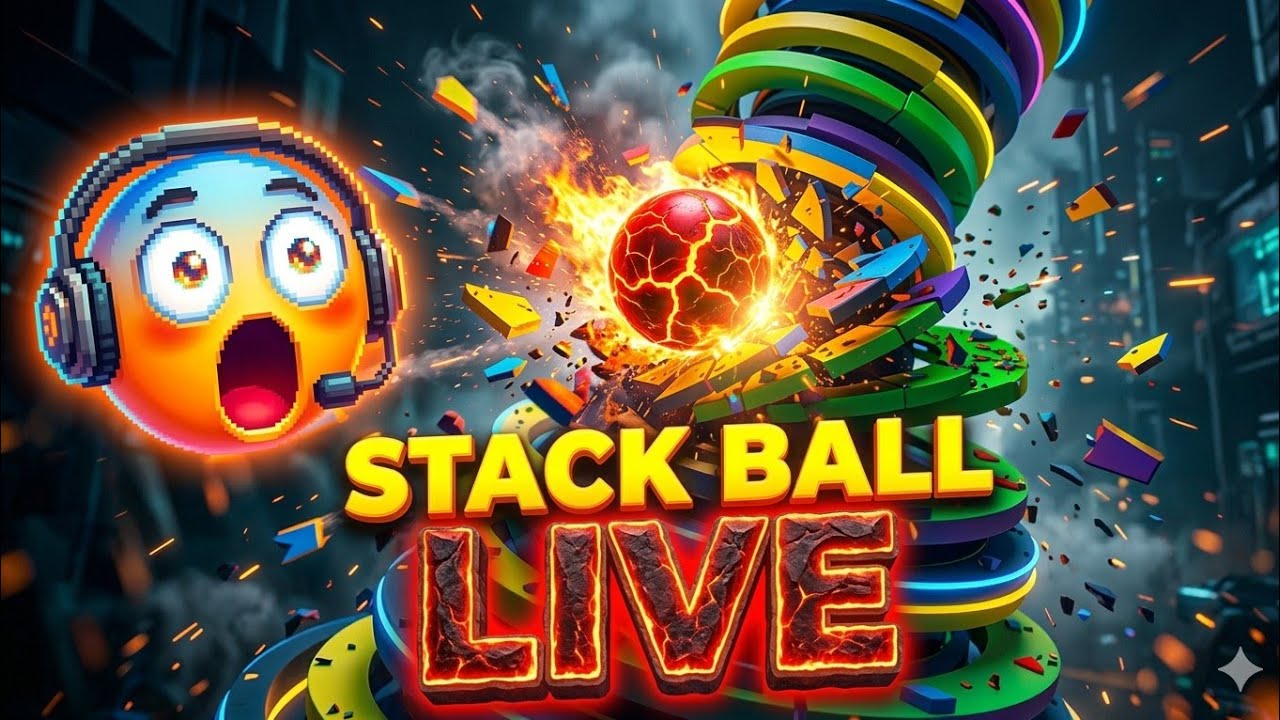 🔴 Stack Ball LIVE Gameplay | Impossible Level Challenge 😱