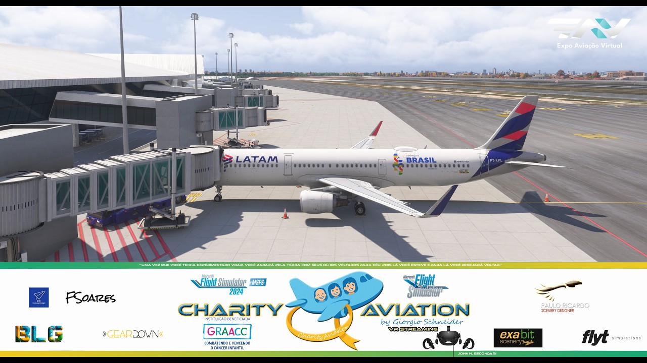 #msfs2024 EP624- SBFZ -SBRF( by Paulo Ricardo )-SBFZ + Demoken    #vatsim #vrgaming #fenixa320