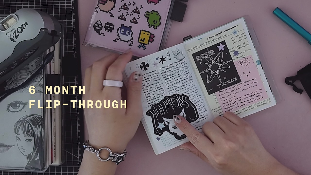 Большой обзор записей в моем ежедневнике Hobonichi