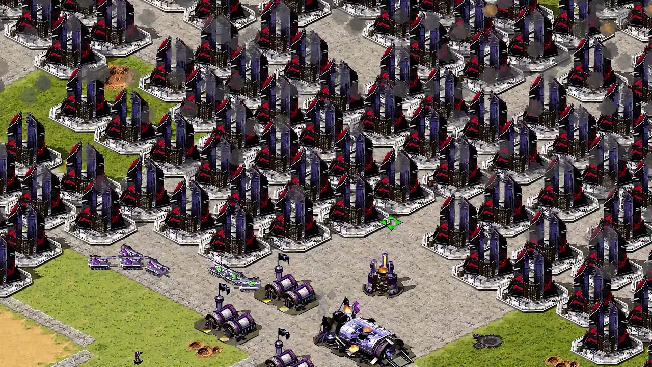Nuclear bomb explosion once to see the cool！ -Red Alert2