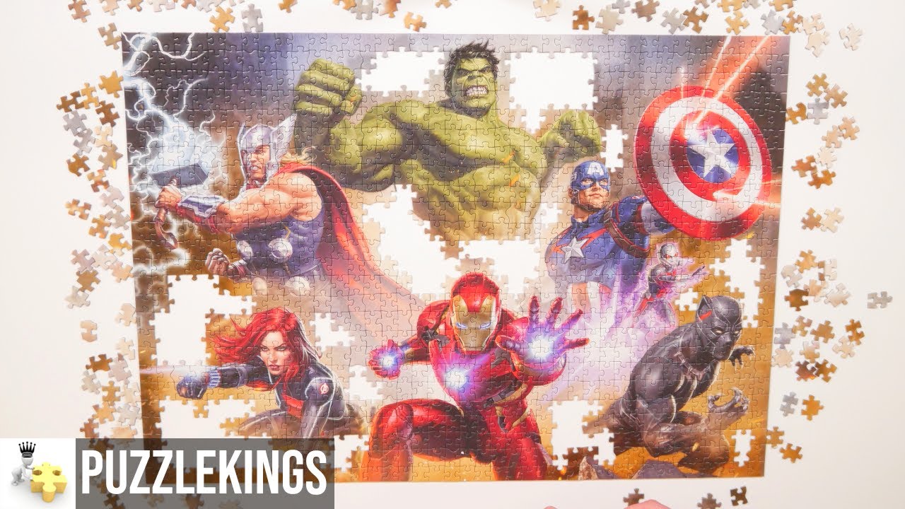 Marvel Avengers Puzzle - Time Lapse | Puzzle Kings