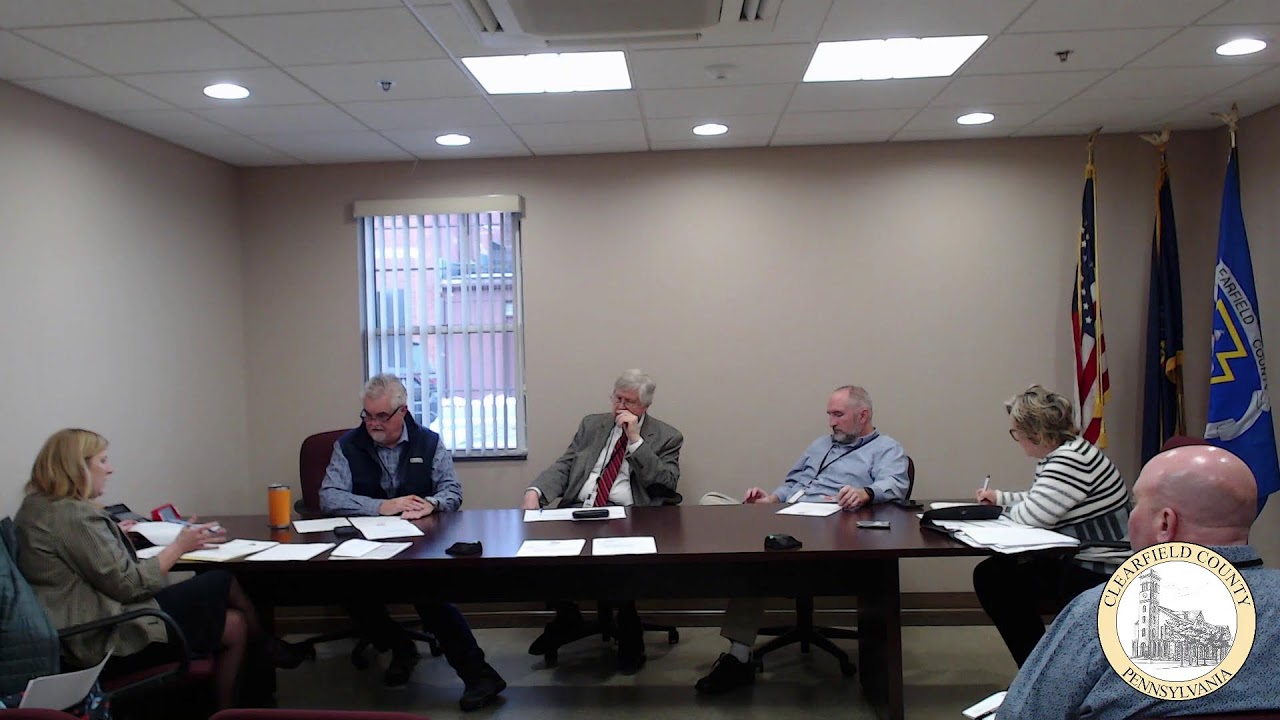 Clearfield County Commissioners' Meeting (12/9/2025)