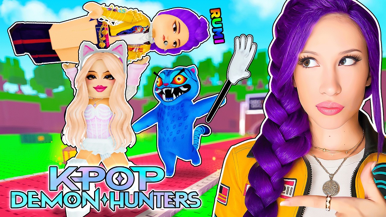 Я ИГРАЛ В игры KPOP DEMON HUNTERS на ROBLOX..