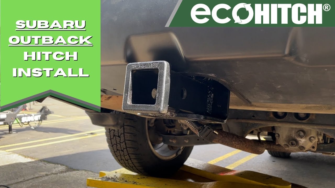 Как установить фаркоп Subaru Outback от EcoHitch® | X7162