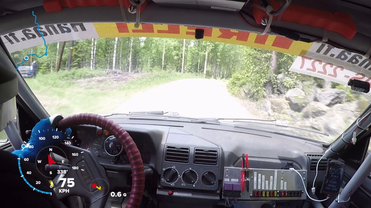 Toivakka ralli 2017 EK1 Ruuhimäki. Ensimmäinen ralli kuljettajilla. (uncut)