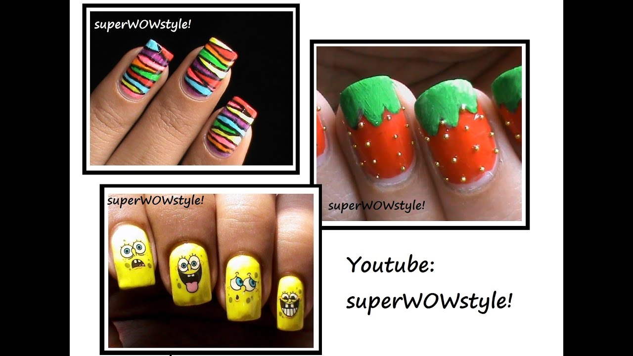 3 Nail Designs for Kids!! ★ Kids Nail Art Ideas