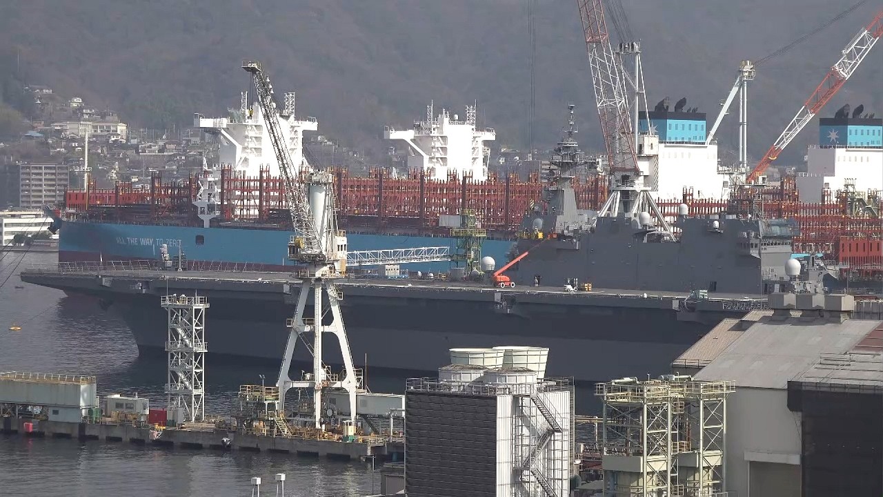 2026海上自衛隊呉基地空母KAGA「３月20日 春分の日 呉基地では」