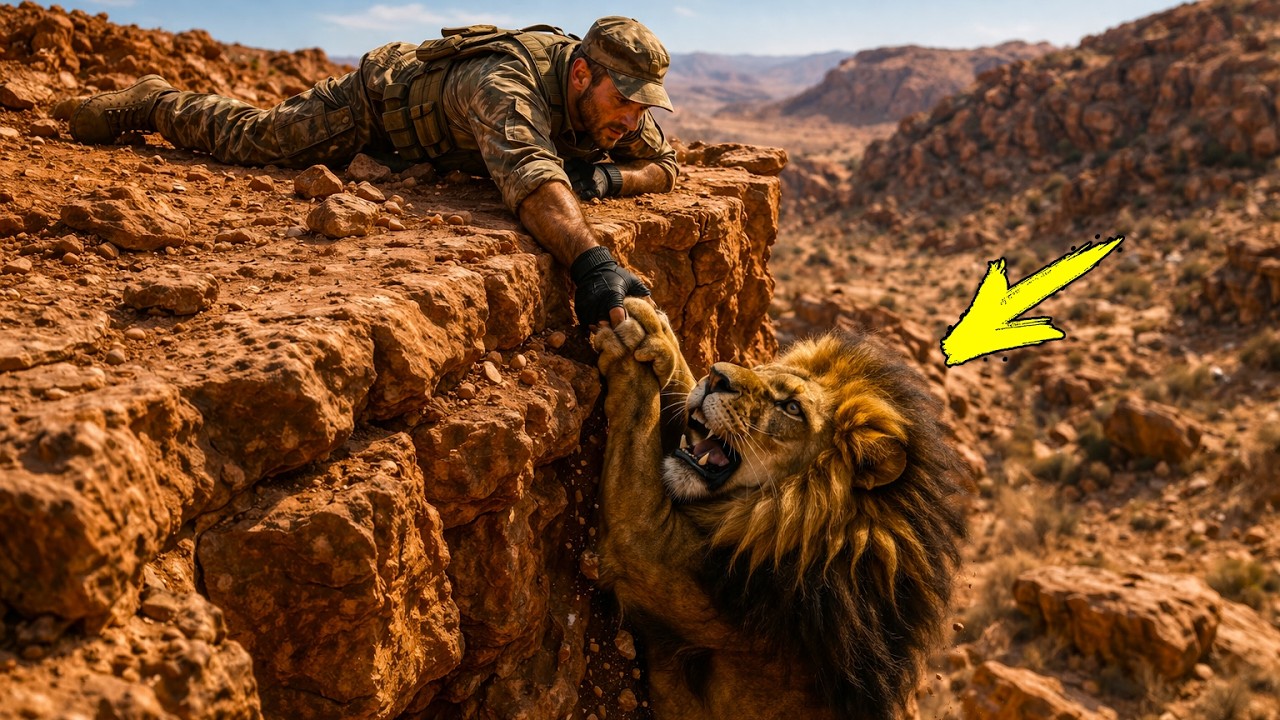 Мужчина рискнул жизнью ради льва&hellip; а потом случилось то, во что трудно поверить!