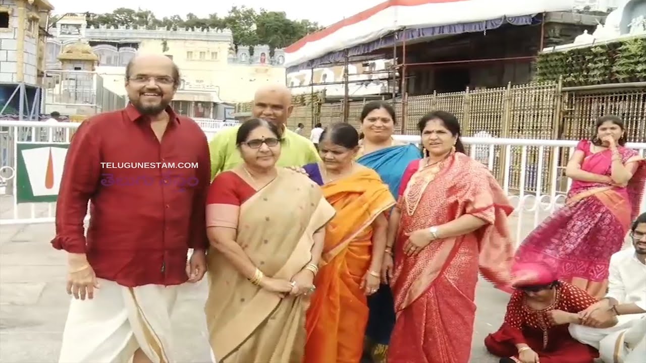 Music Director Vidyasagar Offered Prayers At Tirumala Temple With Family