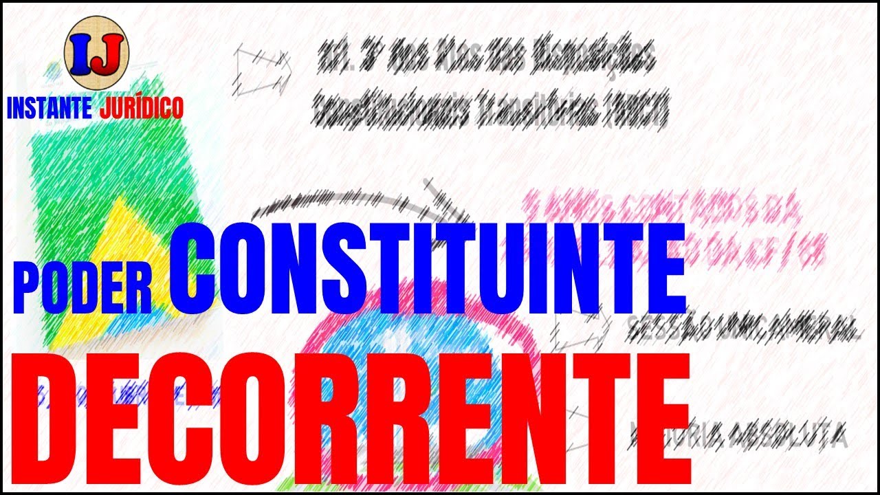 24- DIREITO CONSTITUCIONAL - PODER CONSTITUINTE DECORRENTE, REVISOR E DIFUSO