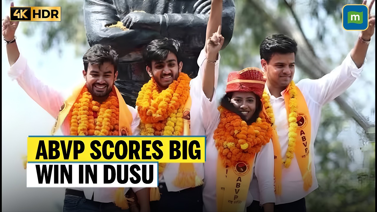 DUSU ELECTION RESULTS 2026: ABVP Scores Big Win, Takes 3 Of 4 Top Posts | Breaking News