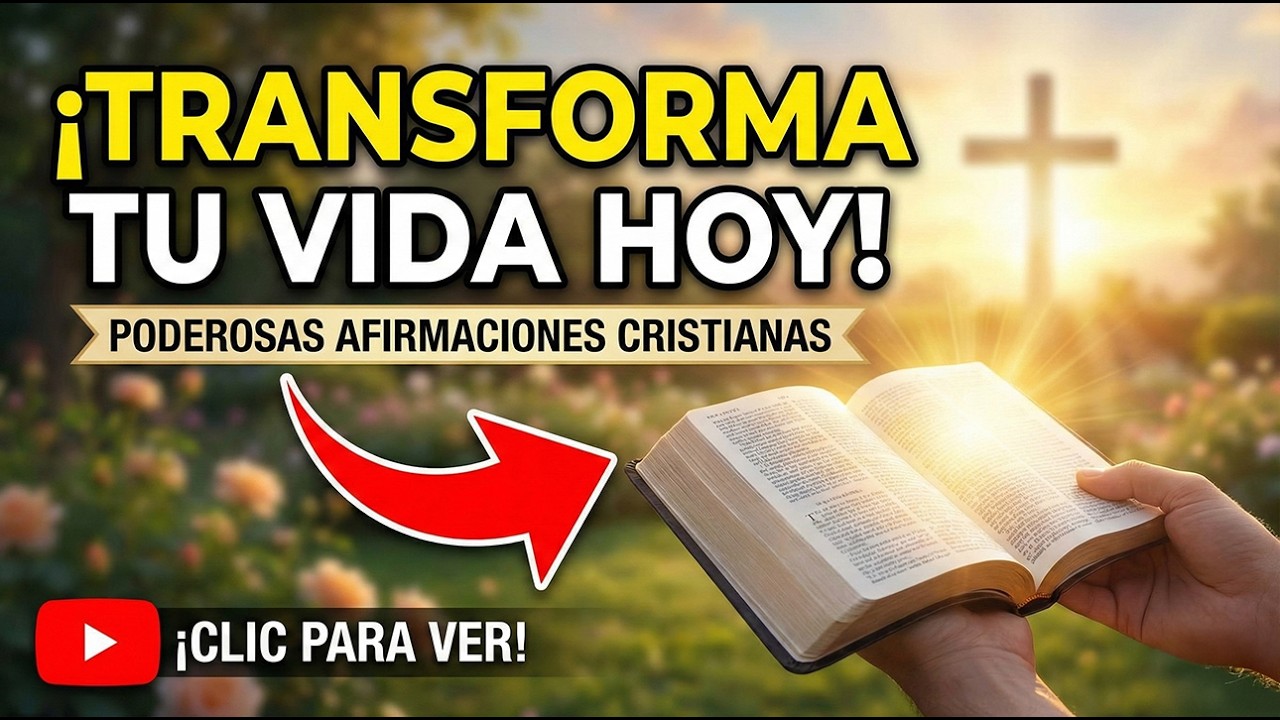 AFIRMACIONES CRISTIANAS PODEROSAS ✝️ Renueva tu mente EN CRISTO 