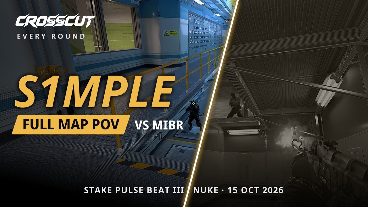s1mple Full Map POV &mdash; BC Game vs MIBR