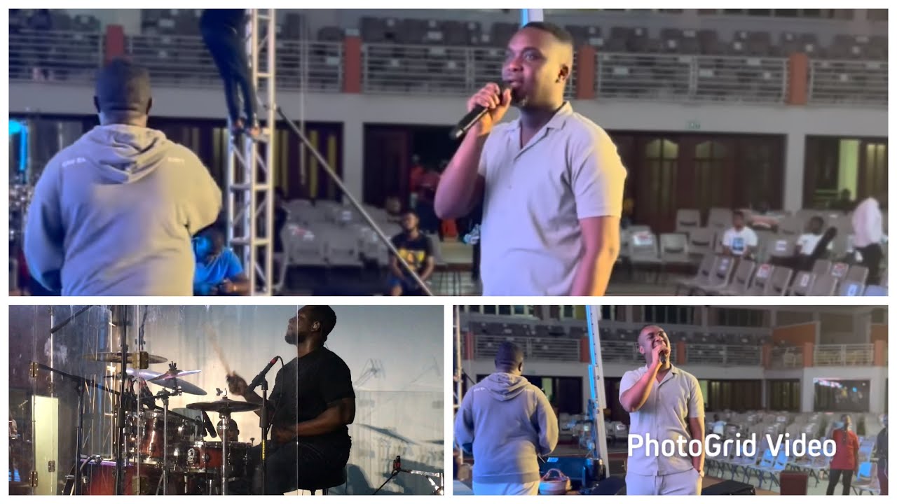 BLUDO’s 🥁🔥🔥Soundcheck with JOE METTLE Before KADOSH Kumasi edition CCC || Heavy groove🔥🔥
