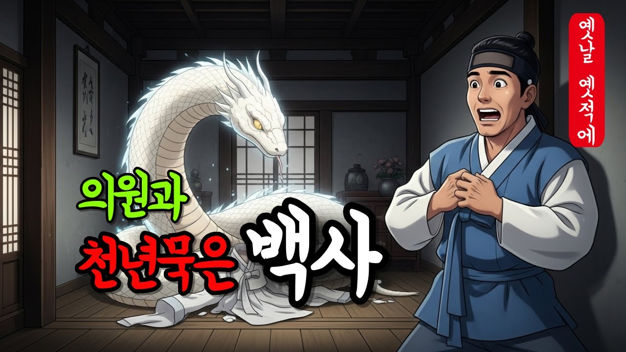 [천년 백사 이야기] 백사를 아내로 맞이한 의원의 20년 눈물의 순애보  | 옛날 이야기 | 오디오북 | 전래동화ㅣ민담