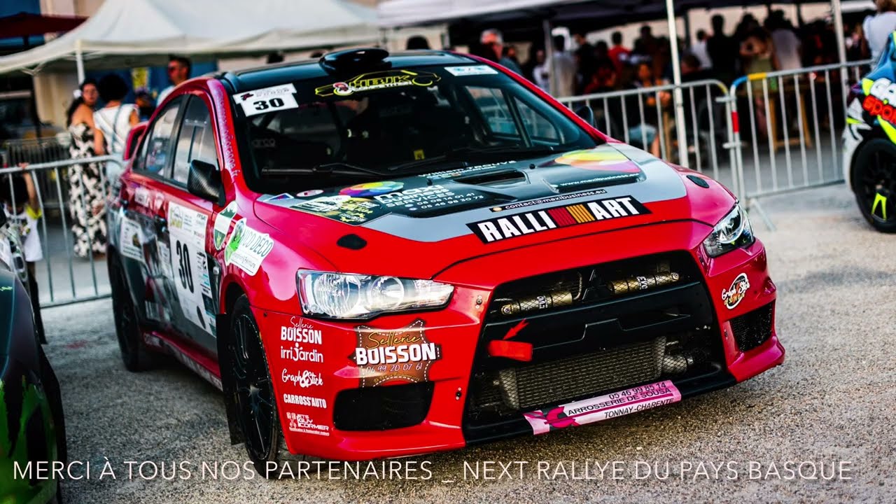 Rallye de Saintonge 2024 HAYET-j/BOISSON-k Mitsubishi Evo X R4