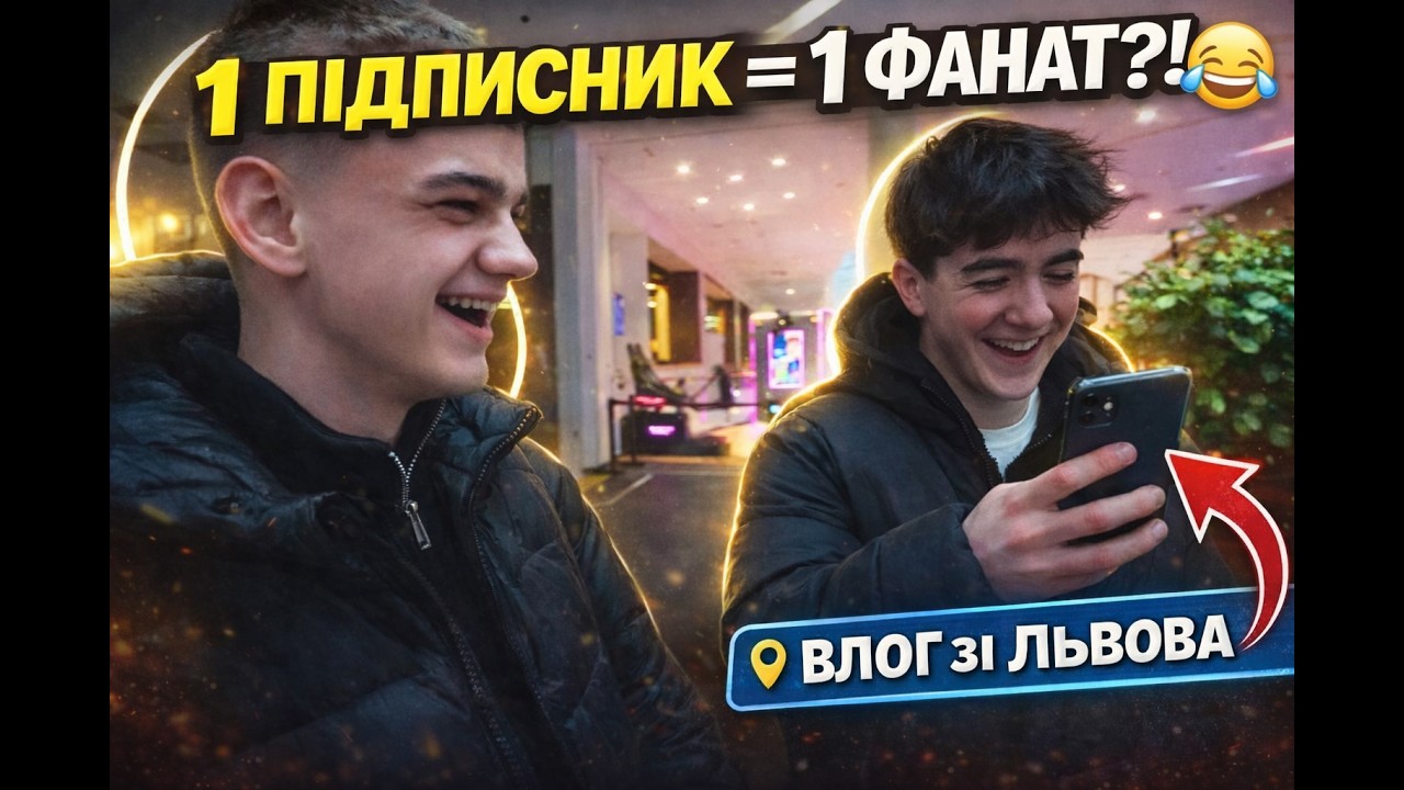🔥 ВПІЗНАЛИ З 1 ПІДПИСНИКОМ?! 😱 | ВЛОГ ЗІ ЛЬВОВА