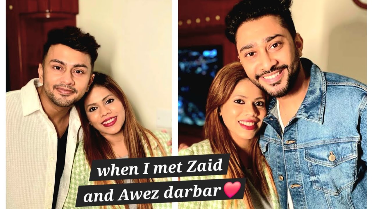 when I met @zaidfdarbar  and @awez_darbar ❤️ #qatarvlog #dohavlog #fairyvlog #zaiddarbar