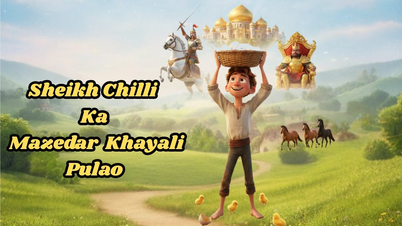 Sheikh Chilli Ke Khayali Pulao | شیخ چلی کی کہانی | The Boy Who Dreamed Too Much