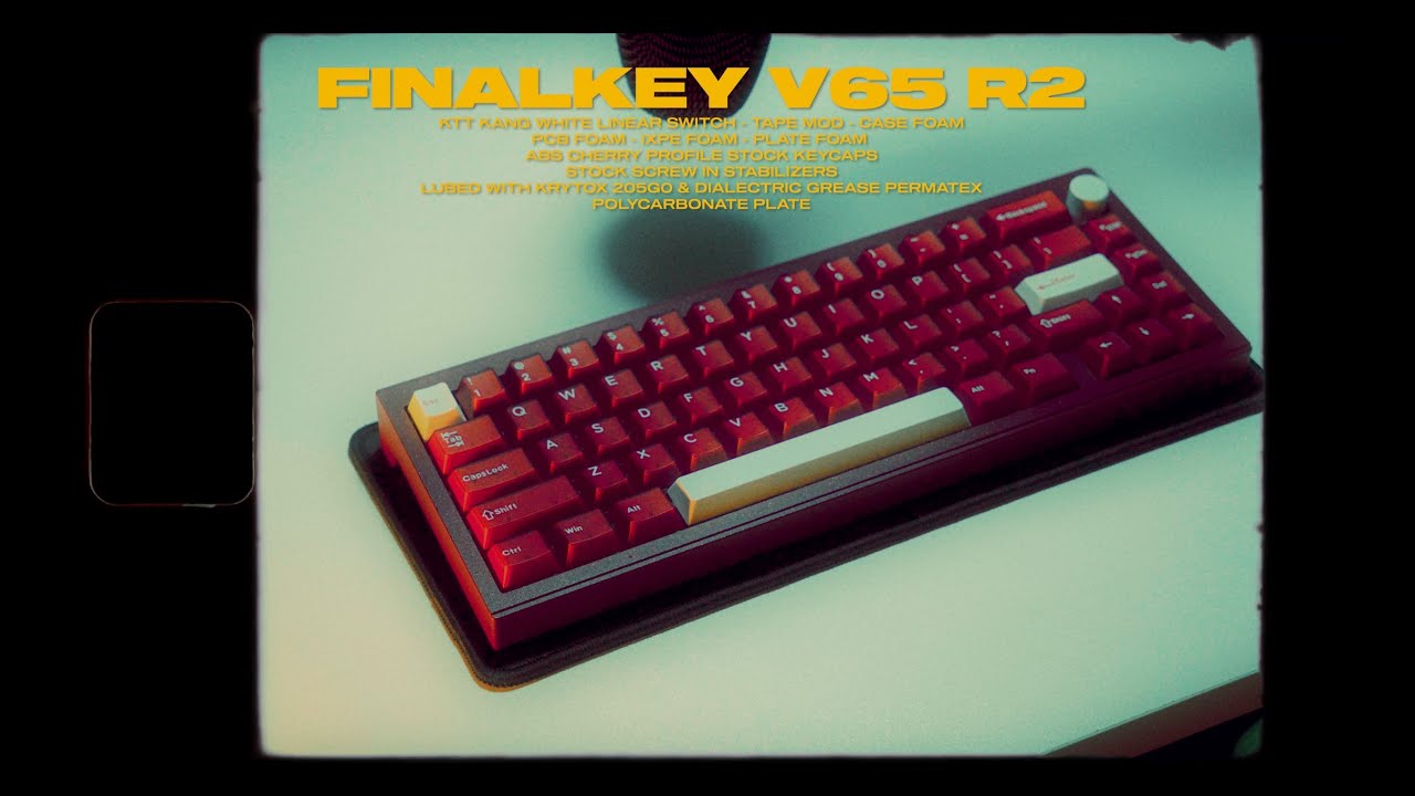 Finalkey V65 R2 l Unboxing & Sound Test l Wine Red l KTT Kang White