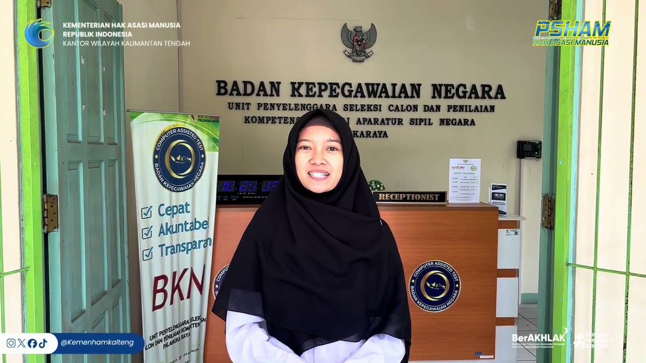 HARI KEDUA TES CAT PPPK KANWIL KEMENHAM KALTENG : Semangat dan Optimisme Para Peserta Tetap Menyala
